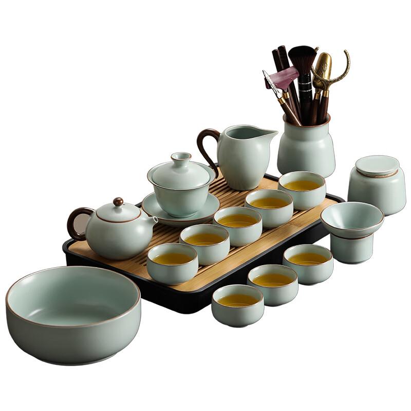 Naijiang Ru Kiln Ceramic Gongfu Tea Set