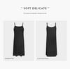 Women's Modal Sleeveless Vest Skirt: Spring/Summer Casual Dress with Inner Petticoat
