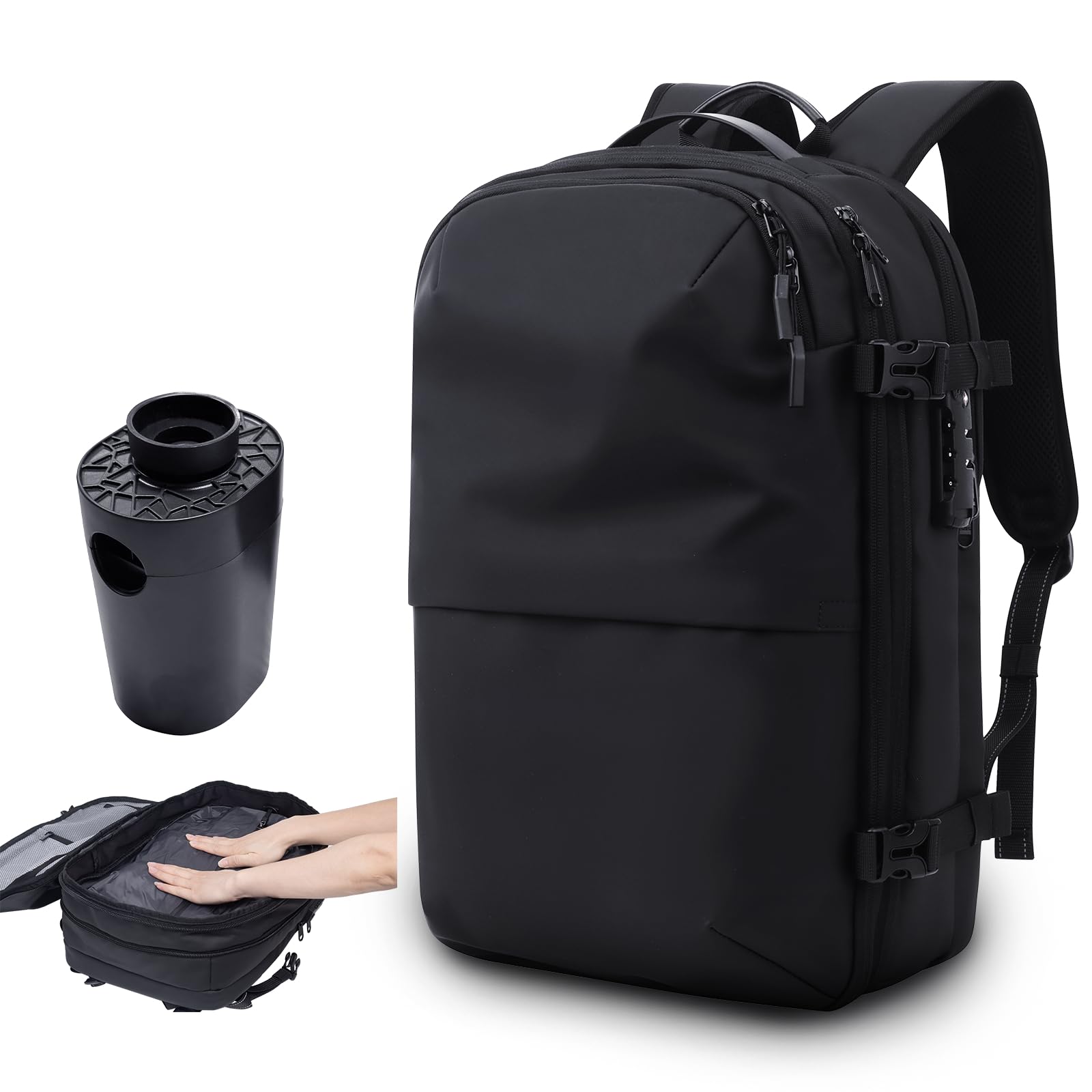 

Бизнес Вакуумный компрессионный вакуумный вакуумный дюймовый ПК TSA замок большой для бизнеса вакуумный насос Airback [KINGSLONG] рюкзак, рюкзак, мужской, рюкзак,