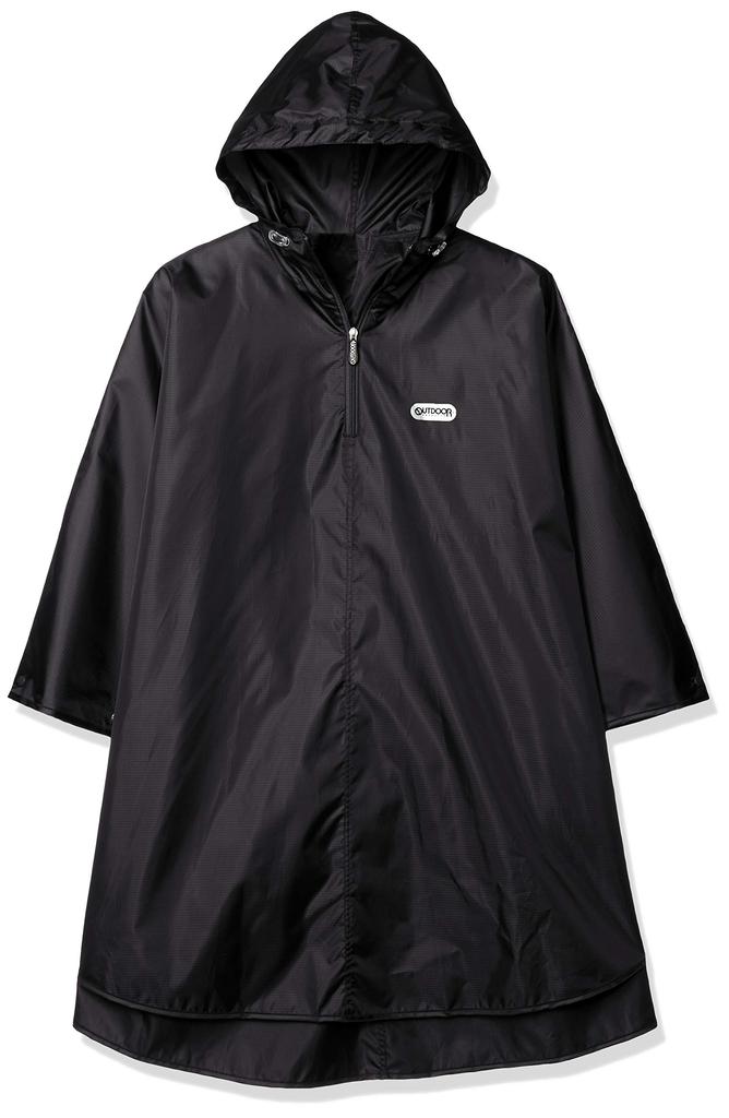 Rain Water Comes with Storage Japan L To Japanese Size [Outdoor Products] Poncho, Unisex, Repellent, Men's, Women's, School, Work, Bag, M/L Size,