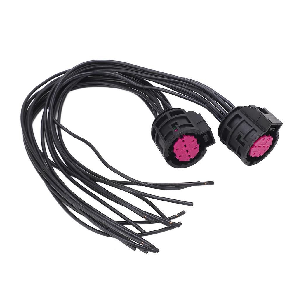 2PCS Headlight Connector Plug Pigtail 68285243AA Stable Connection Wiring Harness Headlamp