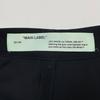 Off-White OWCA078F18A71053 Black High Waist Over Wide Pants Bottoms 36 blackUsed