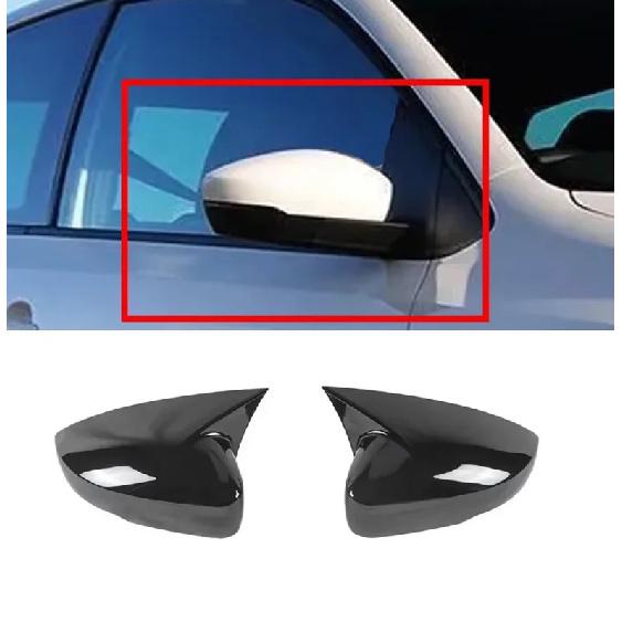 Car Rearview Side Mirror Cover Fit For Volkswagen VW Polo MK5 2014 2015 2016 2017 2018 Rear View Mirror Cover Trim