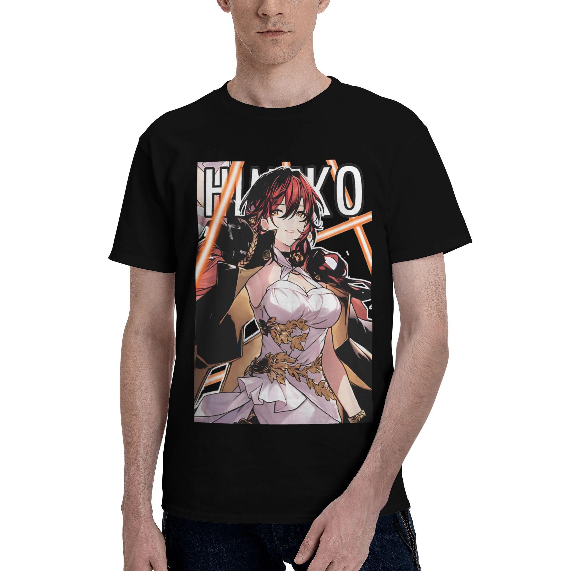 

Men Women Honkai Kafka T Shirt Anime Pure Cotton Clothing Leisure Short Sleeve Crew Neck Tee Shirt Graphic T-Shirt 4XL