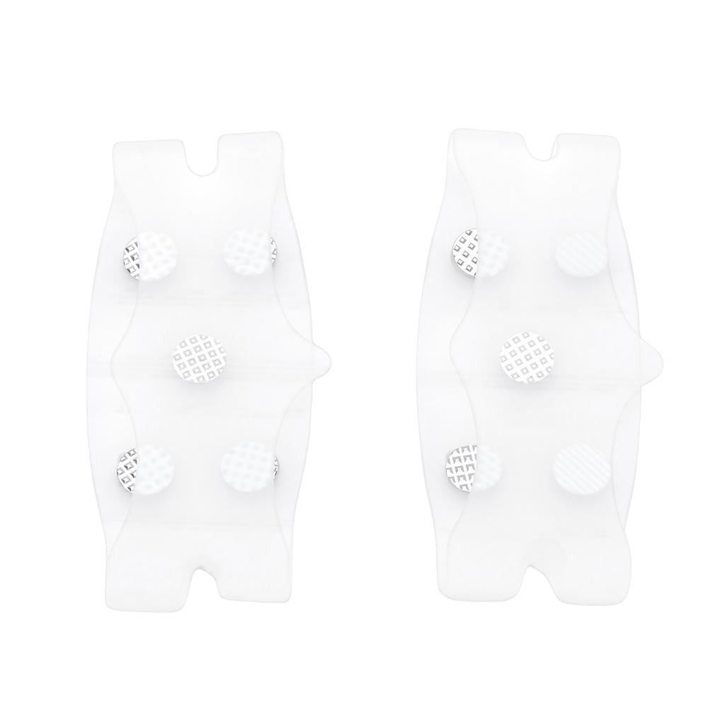 2pcs 5 Prong Ice Cleats Non Slip Enhanced Grip Portable Shoe Spikes for Winter Hiking Snow Traction