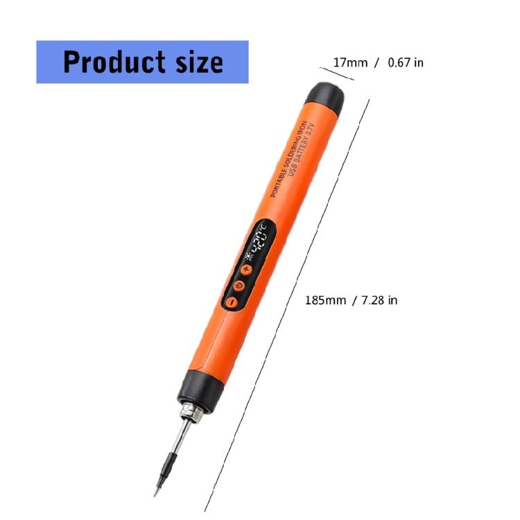 Digital Soldering Iron 1000mah Adjustable Temperature Ranges And LCD Screen For Professional Electronics Repair
