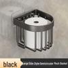 wall-mounted toilet paper holder with shelf