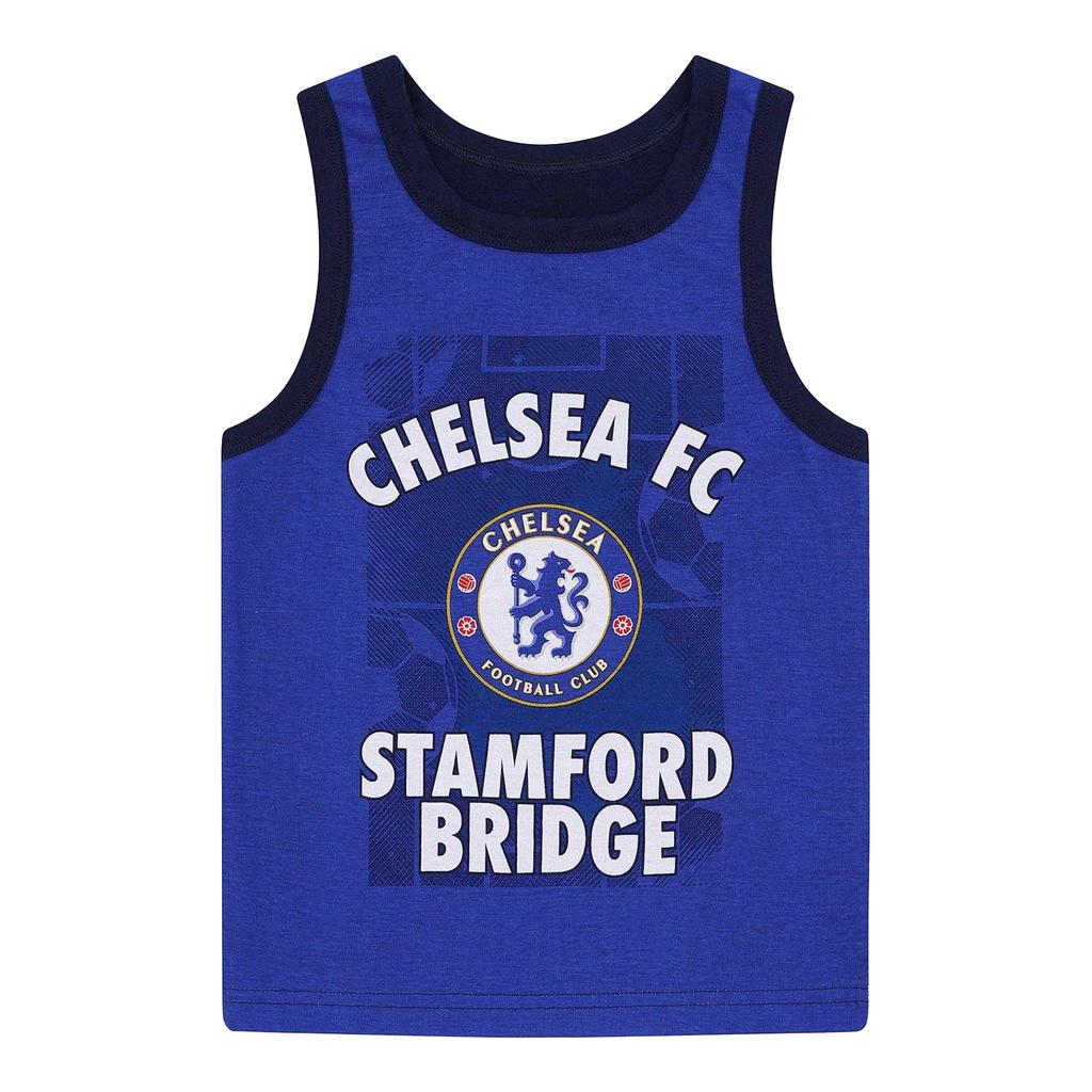 Chelsea FC Boys Crest Top & Shorts Set