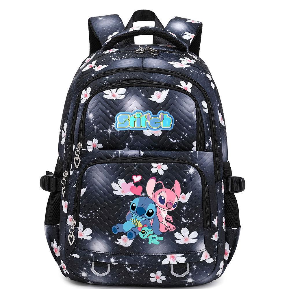 Cartoon Printing Multi-Compartment Middle And High School Schoolbag Cute And Lightweight Girls Backpack Young Girls Schoolbag