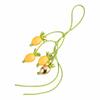 Exquisite Leather Persimmons Bag Charm Elegant Fruit Shape Fashionable Bag Pendant Cute All-Match Hanging Decoration Keychain