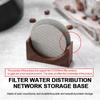 For 51Mm/58Mm Puck Screen Espresso Coffee Filter Screen Holder Coffee Making Puck Screen Bracket Wooden Walnut Stand Rack