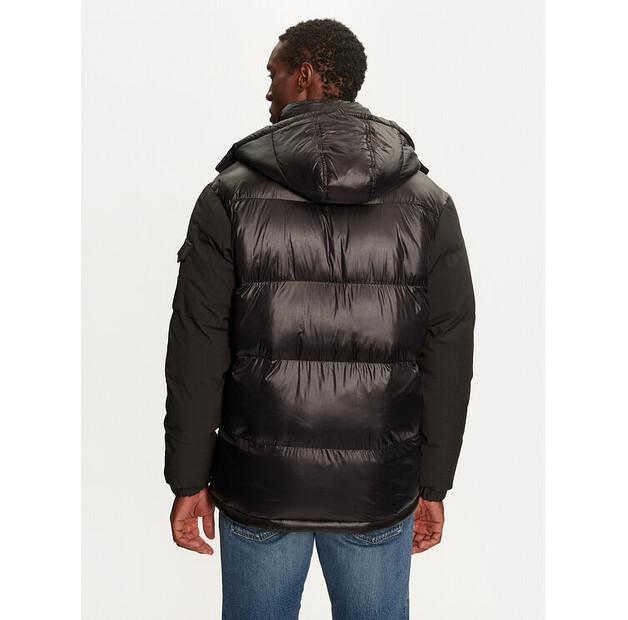 Winter Jacket Brave Soul MJK-BUXTON, Black, Standard Fit