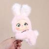 Yousheng Mielas Pūkuotas Gyvūnėlio Pakabukas Minkštas Pūkuotas Kūdikio Veido Katė Tigras Triušis Panda Šuniukas Raktų Žiedas Kuprinei Raktams Streso Mažinimo Dovana Aksesuaras