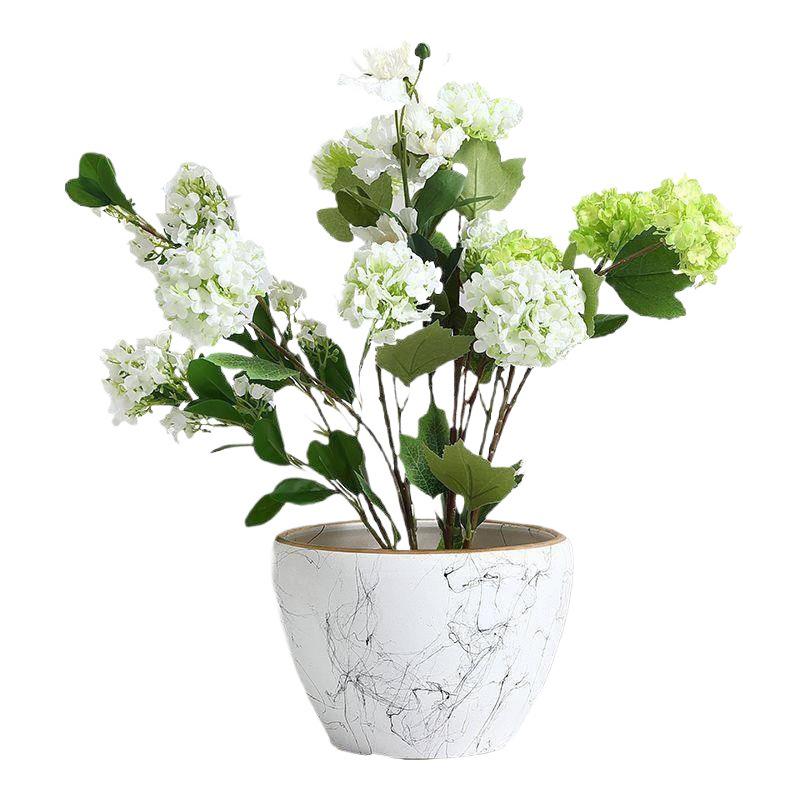 Nordic Style Extra-Large Ceramic Flower Pot for Indoor and Outdoor Use - Ideal for Money Tree & Pothos Creative Bonsai