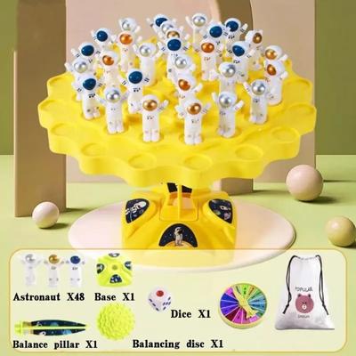 Děti Balanční Vnímání Hračka Astronaut Balanční hry Zábavné vesmírné puzzle Hračky pro děti Sada stohovacích deskových her pro volný čas