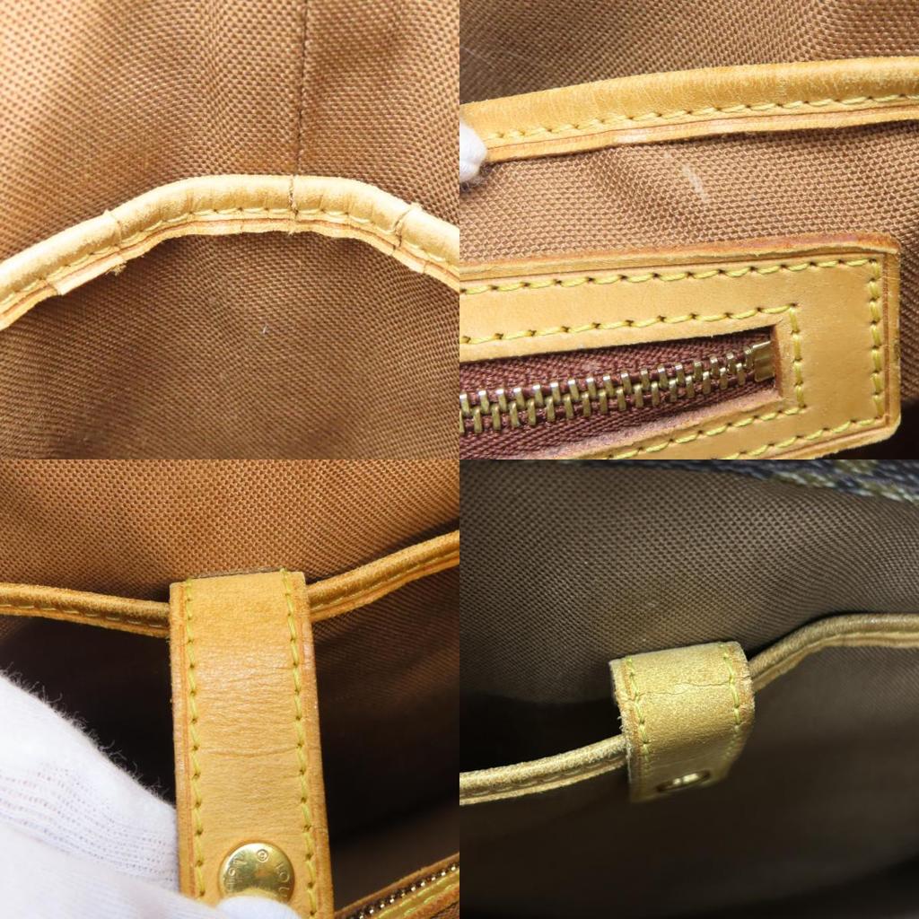 Used LOUIS VUITTON Tote Bag Vavan GM M51170 Monogram/Nume leather Brown vertical