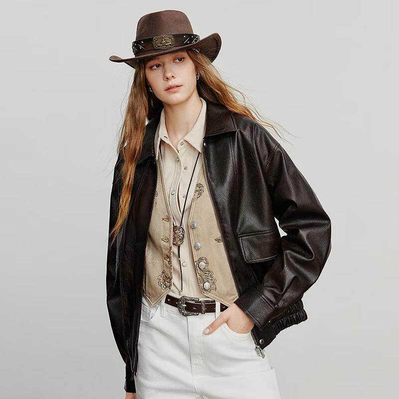 Chuyu Women's Retro Old Money Style Short Denim Vest