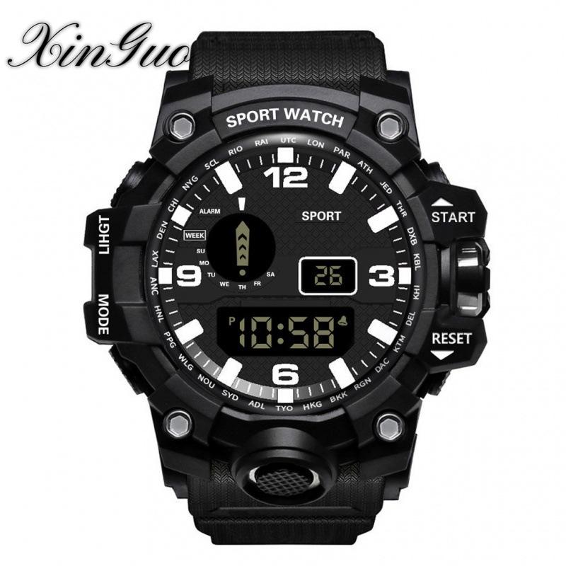 Large Dial Waterproof Sports Electronic Watch Casual Junior High School and High School Male Student Electronic Watch