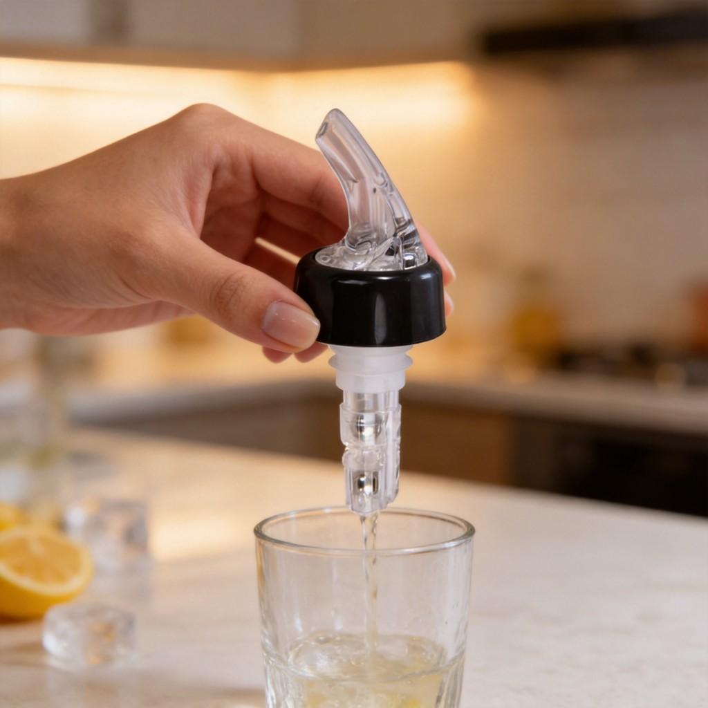 Modern Minimalist Wine Pourer With Adjustable Flow For Home Bar And Gift Use