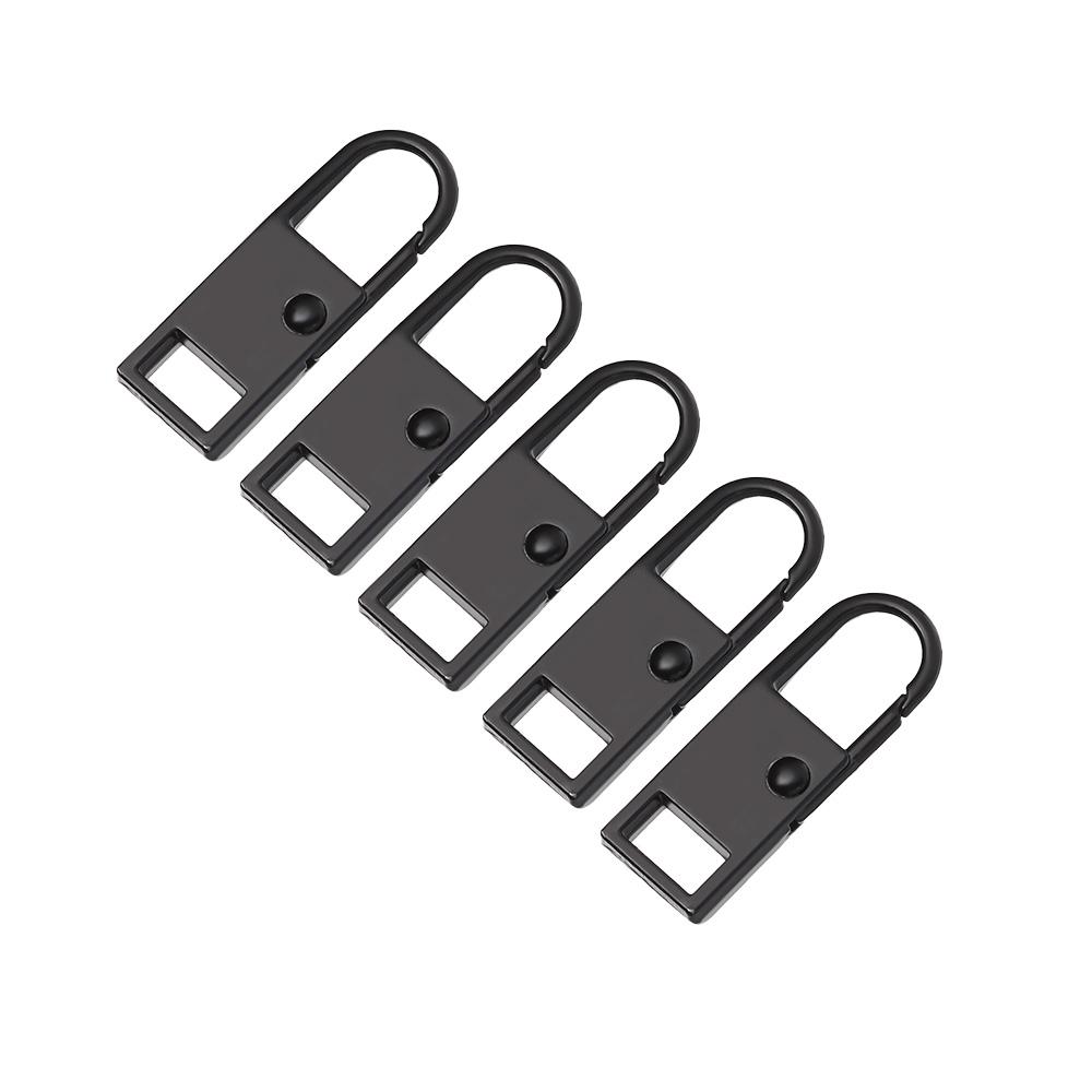 

5 шт. Съемная металлическая головка молнии, пуллер, набор для мгновенного ремонта молнии, замена сломанной пряжки, дорожная сумка