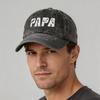 Adjustable Dad Hat PAPA Letter Embroidery Fishing Sun Hat FashionVintage Fishing Hook Hat  For Dad