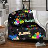 Happy Birthday Home Blankets Soft Lightweight Allseason Multipurpose Blanket For Picnics Couches Offices Beds Living Rooms Perfect Gift For Friends