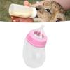 180ml Pet Feeding Bottle Crooked Head Pet Feeding Nipple Bottle for Baby Cats Dogs
