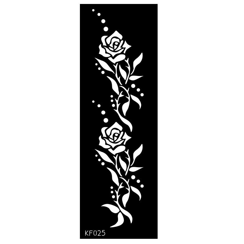 Pet Hollow Tattoo Template Juice Tattoo Sticker Template Ins Wind Flower Tattoo Sticker