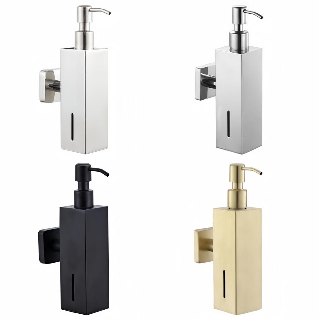 Practical Stainless Steel Wall Mount Soap Pump Dispenser for All Settings