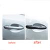 Carbon Fiber Exterior Door Handle Cover Catch Trim Car Cap Accessories for Renault Zoe Z.E 2013 2014 2015 2016 2017