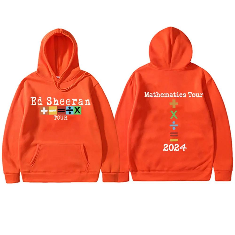 Pop Singer Ed Sheeran Concert Tour Mathematics Hoodie Men Women FleeceSweatshirt Men's Hip Hop  Hoodies