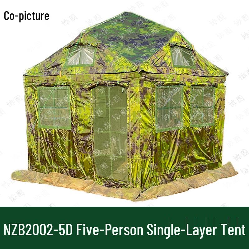 Xietu NZB2002-5D Portable 5-Person Camouflage Tent