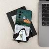 Lovely Ghost Case For Samsung Galaxy A73,72,41,J7,22,Note,31,8,9,52,71,53,32,Soft Black Silicone Cover