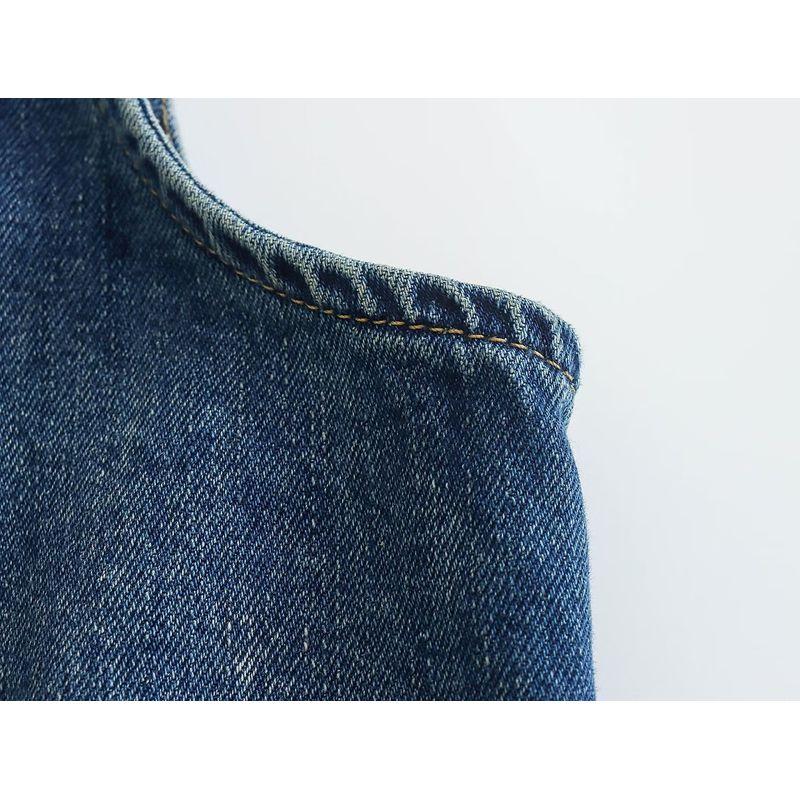 Kaslead Fashion Style V Neck Tight Vest Vest