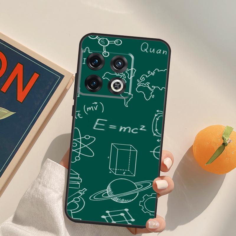E=mc2 Mathematical Equation Physical Case For OnePlus 15 13 12 11 13R 12R 10T 8T 13T OnePlus Nord 5 CE 3 2 4 Lite N20 N30 Cover