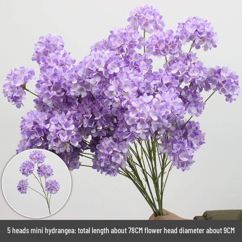 10-Piece Purple Series Artificial Floral Set: Ground Row, Aisle, and Burgundy Wedding Decoration Flowers