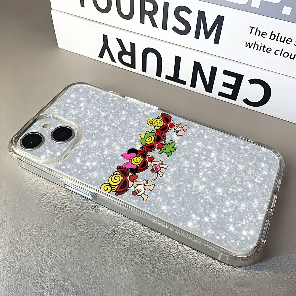 H-Hysteric M-Mini Phone Case For iPhone 16,15,14,13,12,11 Pro,Max,Plus,X,XS,XR,SE,Mini Transparent Silicone Soft iPhone11PROMAX