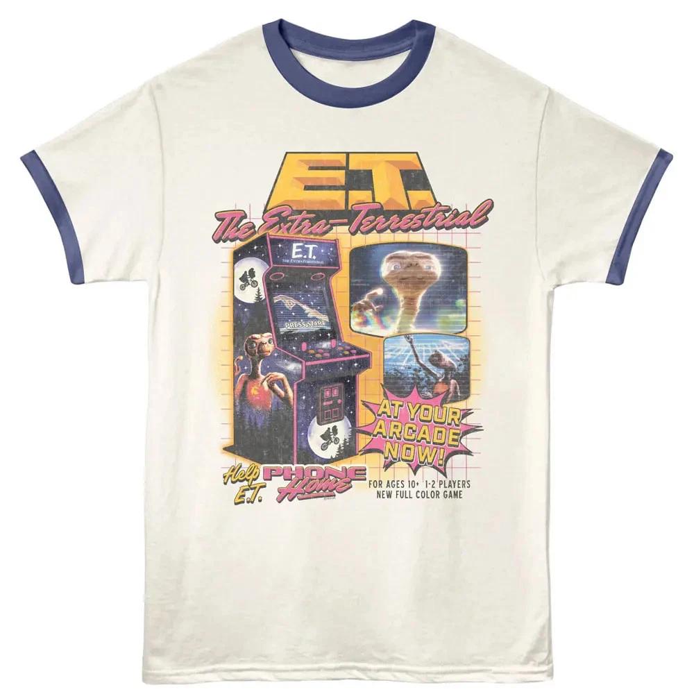 ET Arcade Game Ringer T Shirt S