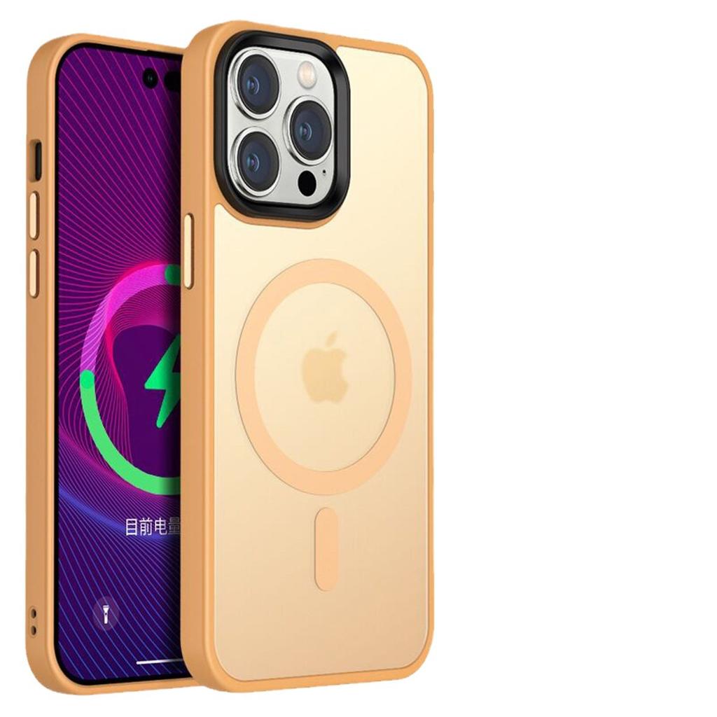Applicable To Apple 16 Mobile Phone Case Magsaf Magnetic Absorbing IPhone 15 Skin Feeling Matte Oil Blasting Protective Case