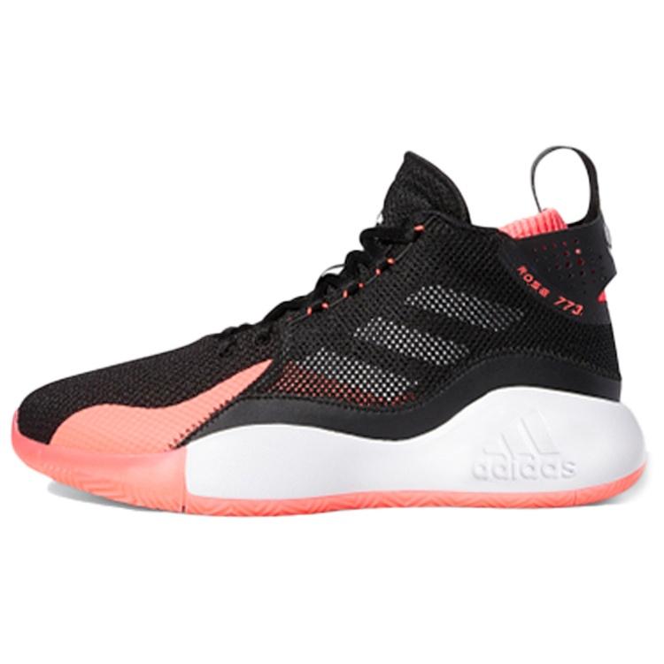 adidas D Rose 773 2020 Black Signal Pink Men s FW8663 EU 45⅓