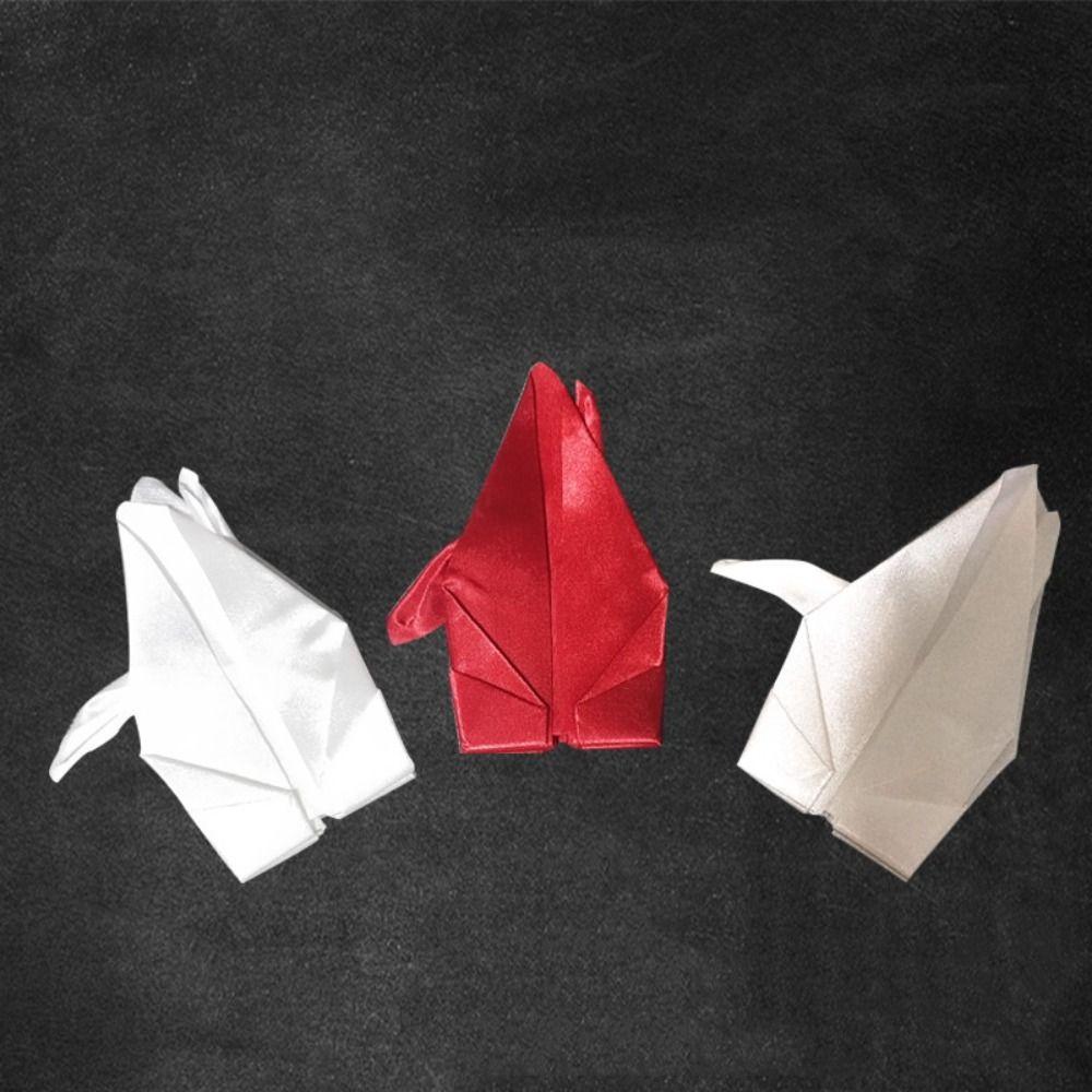 Close Up Magic Trick Paper Crane Gimmick Accessories Paper Crane Props Children Toy