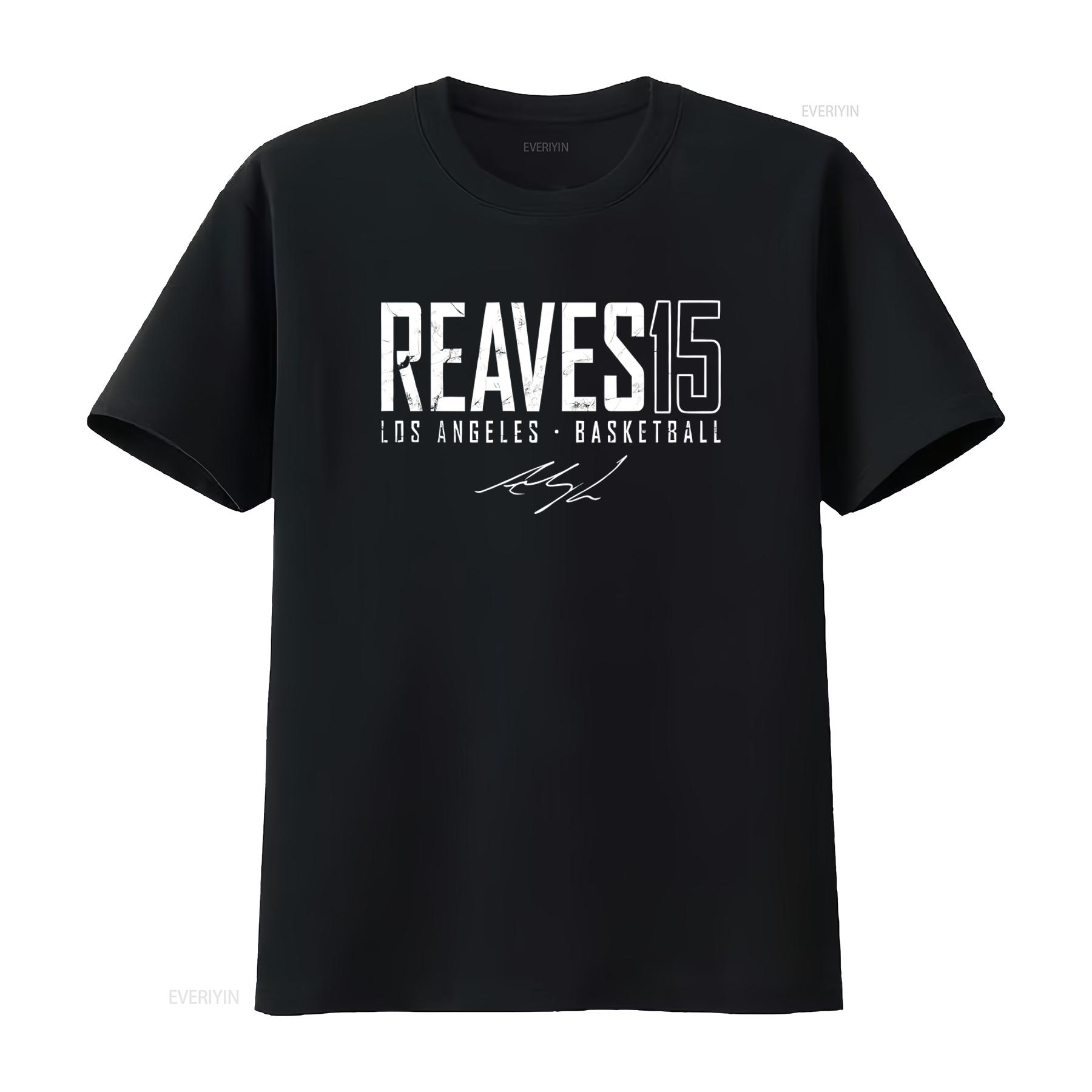 

Austin Reaves 15 T Shirt Los Angeles Basketball Stylish Sports Fashion Wear vintage Washed Versatile Casual fashion Unisex 4XL