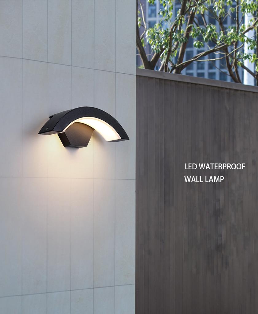 LED Waterproof Wall Lamps 18W Indoor Outdoor Wall Light Courtyard Porch Living Room Corridor Bedroom Wall Sconce