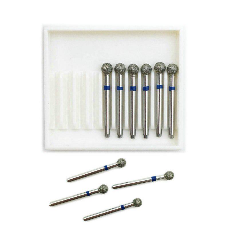 10pcs/set Dental Diamond Burs Drill Dental Burs Dia-burs Medium FG 1.6M for High Speed Handpiece BR-23