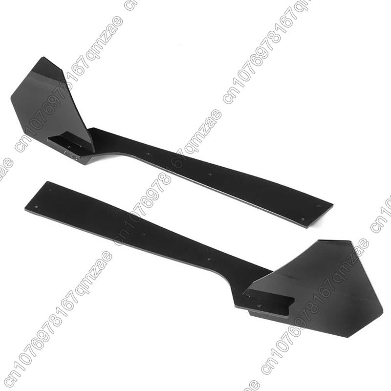 Car Rear Bumper Diffuser Fit For Ford Mustang 2018 2019 2020 2021 Body Kit Black Clip installation ABS Plastic