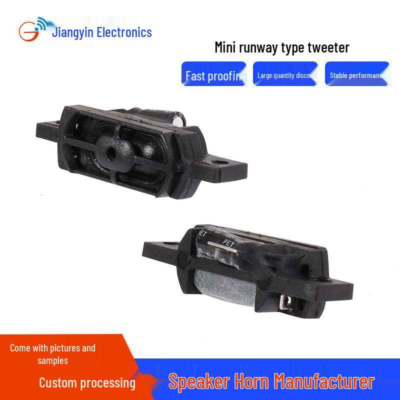 4612 High-Frequency Internal Magnet Speaker with Dual Silk Diaphragm, 5 Ohm, 10 Watt Speaker Crossover for Professional Audio