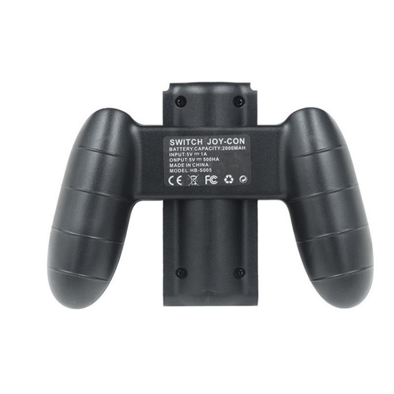 JoyCon Charging Grip Compatible with Nintendo Switch, Switch Joy Con Comfort Grip with Built-in 2000mAh Rechargeable Battery,USB Type C Charging Cable