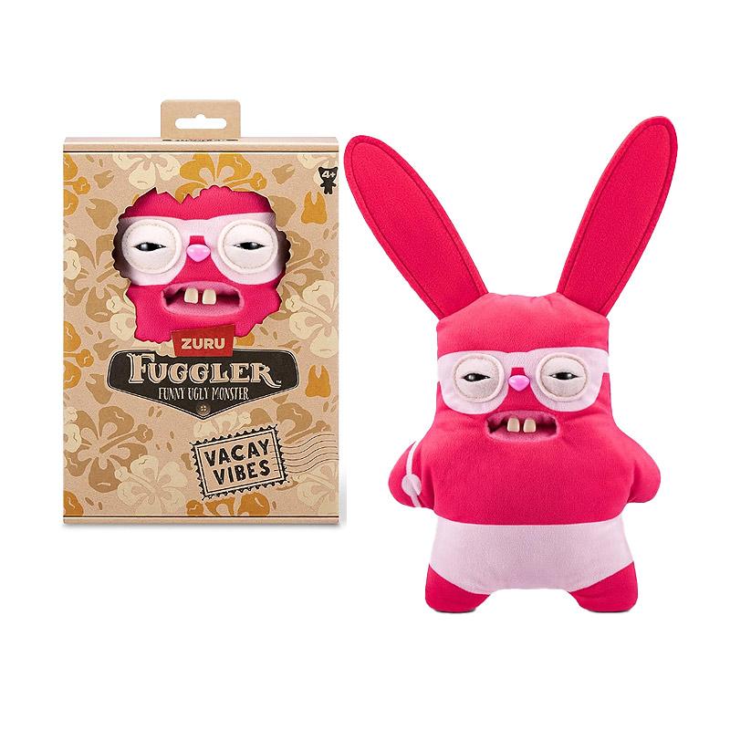 Fuggler Funny Ugly Monster Plush Vacation Series Sketchy Squirrel Mr Fuggler Buttons Rabid Rabbit Munch Much Toys Gifts