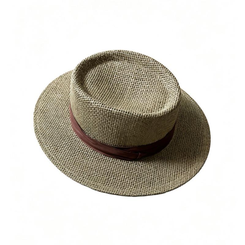 Summer Bow Sun Hat Female, Seaside Beach Vacation Sun Hat Outdoor Big Brim Sun Hat Sweet Straw Hat
