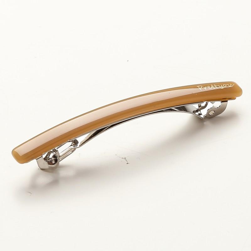 1 Pcs 6.5cm Long Small Geometric Print French Hair Barrettes Ponytail Hair Clips Hairpins Accessories Vintage Women Hair Jewelry